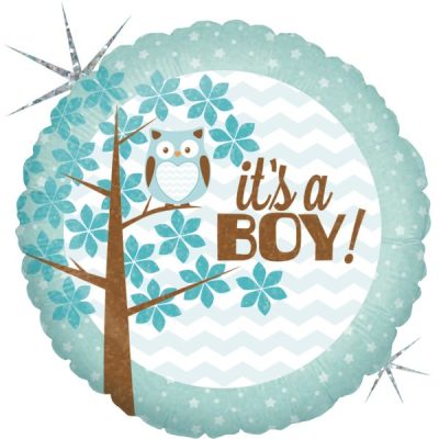 Балон „It’s a boy и бухал“ 18′-1бр.
